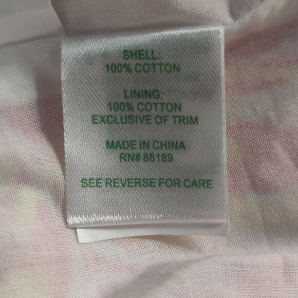 Lilly Pulitzer Franco Patchwork Strapless Tie Back Mini Dress SIZE 4 - Picture 8 of 8